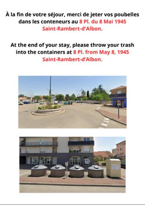 L'Ecrin Des Ecoles Lägenhet Saint-Rambert-dʼAlbon Exteriör bild